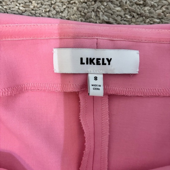 Likely Driggs Strapless Midi Dress in Pink Size 8 - Picture 6 of 11